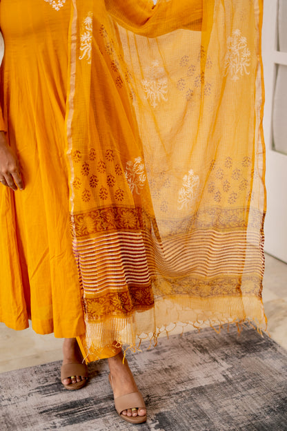 Laila - 3 Pcs Anarkali Suit Set