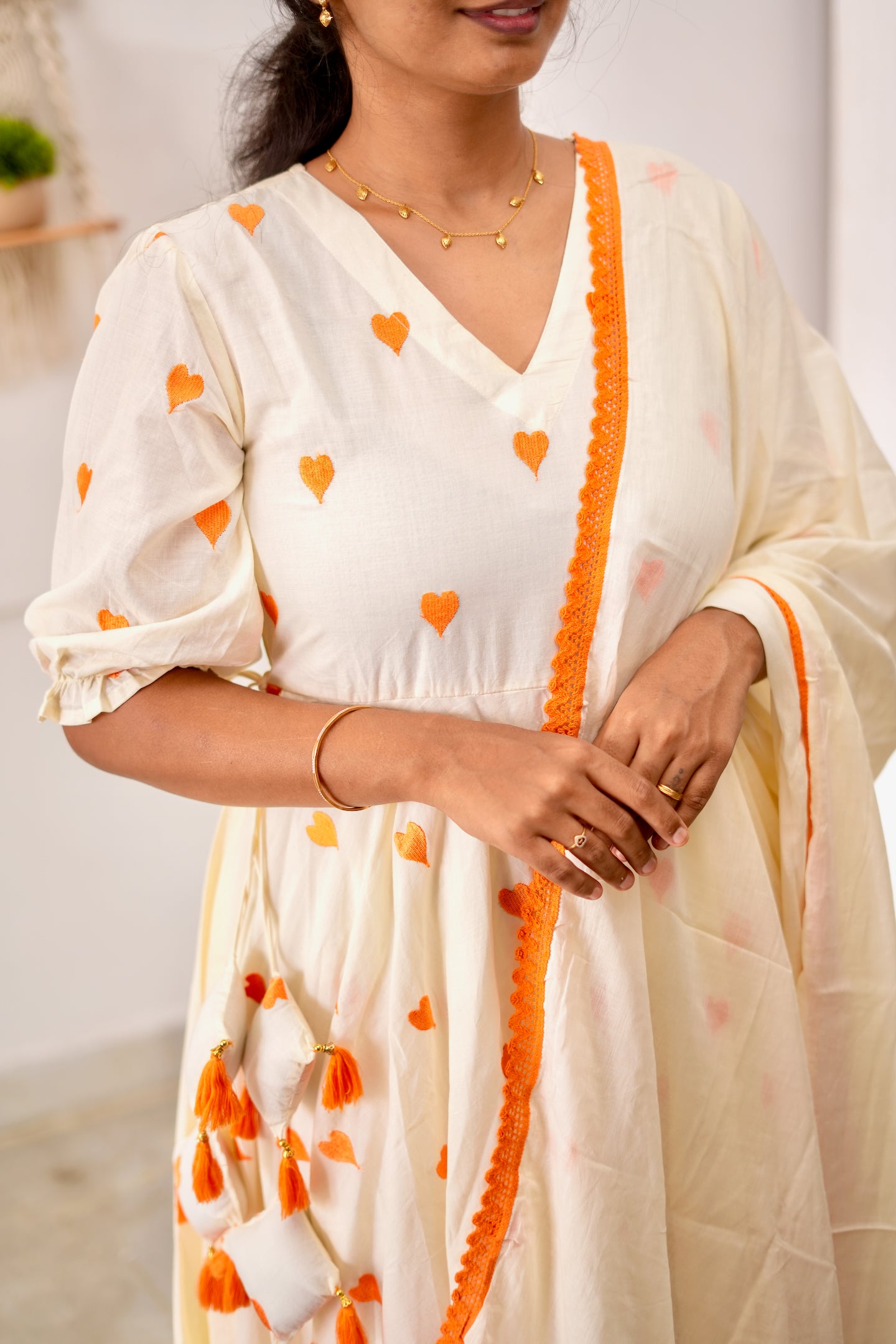 Stella - 3 Pcs Anarkali Suit Set