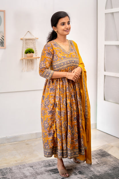 Betsy - 3 Pcs Anarkali Suit Set