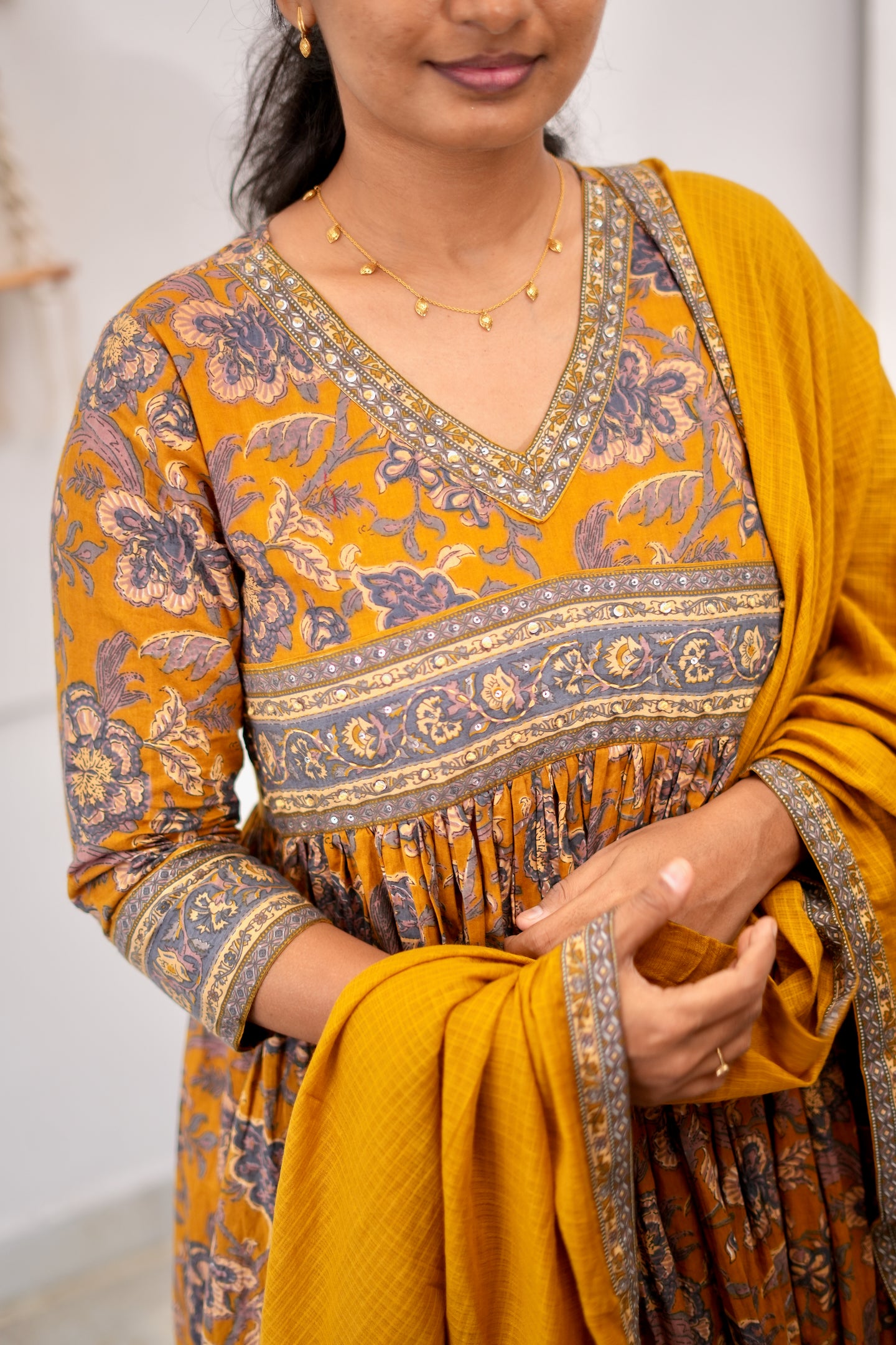 Betsy - 3 Pcs Anarkali Suit Set