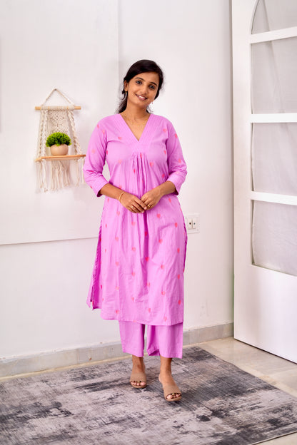 Subathra - Heart Embroidery 2pcs Set