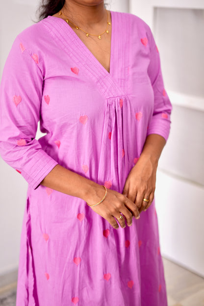 Subathra - Heart Embroidery 2pcs Set