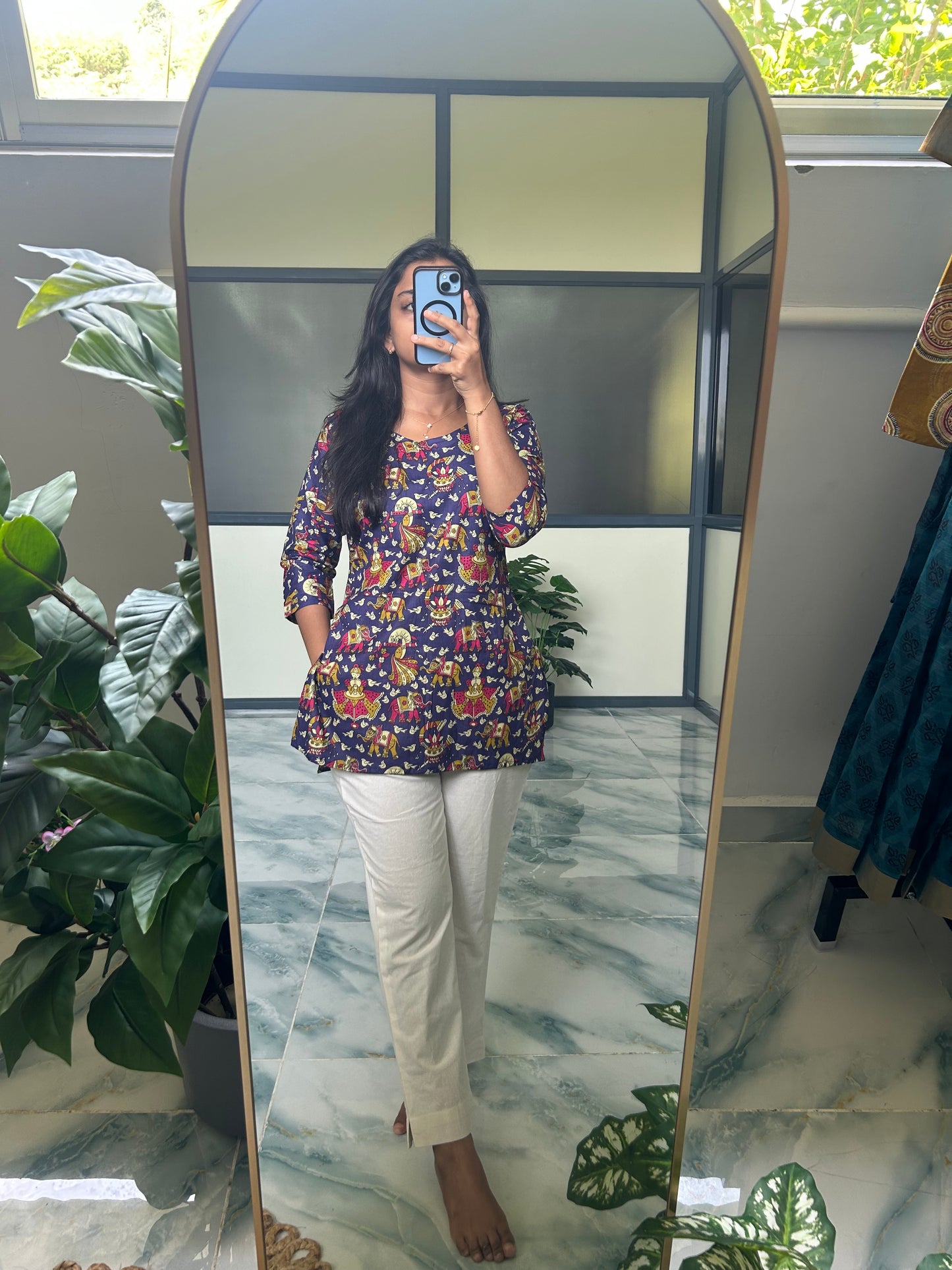 Meena - Violet Short Top