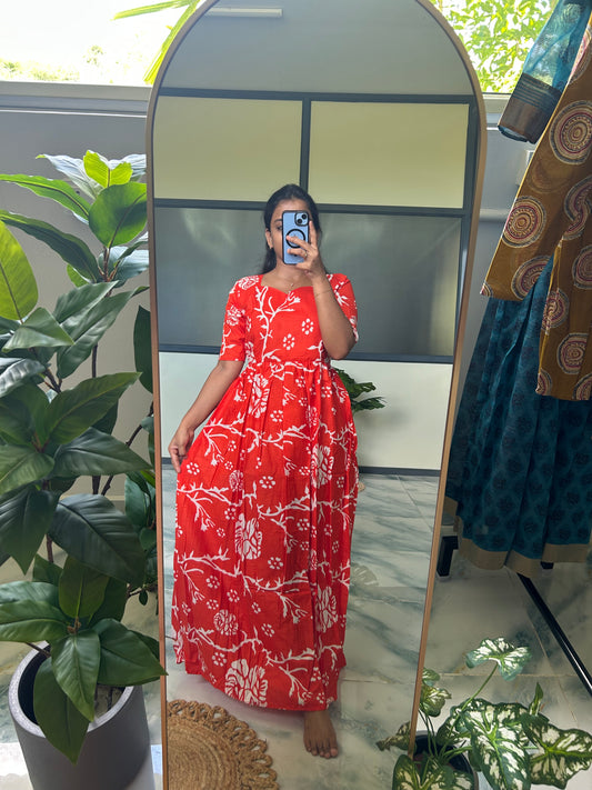 Yamuna - Orange Maxi Nighty