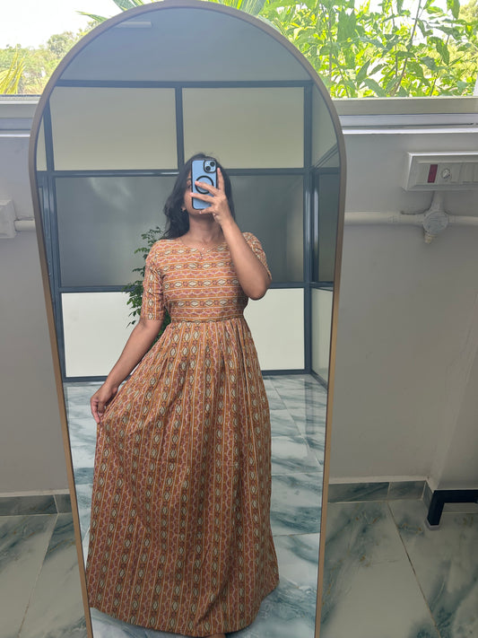 Yamuna - Mustard Maxi Nighty