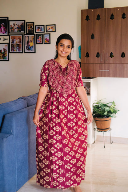 Kaveri - Wine Maxi Nighty