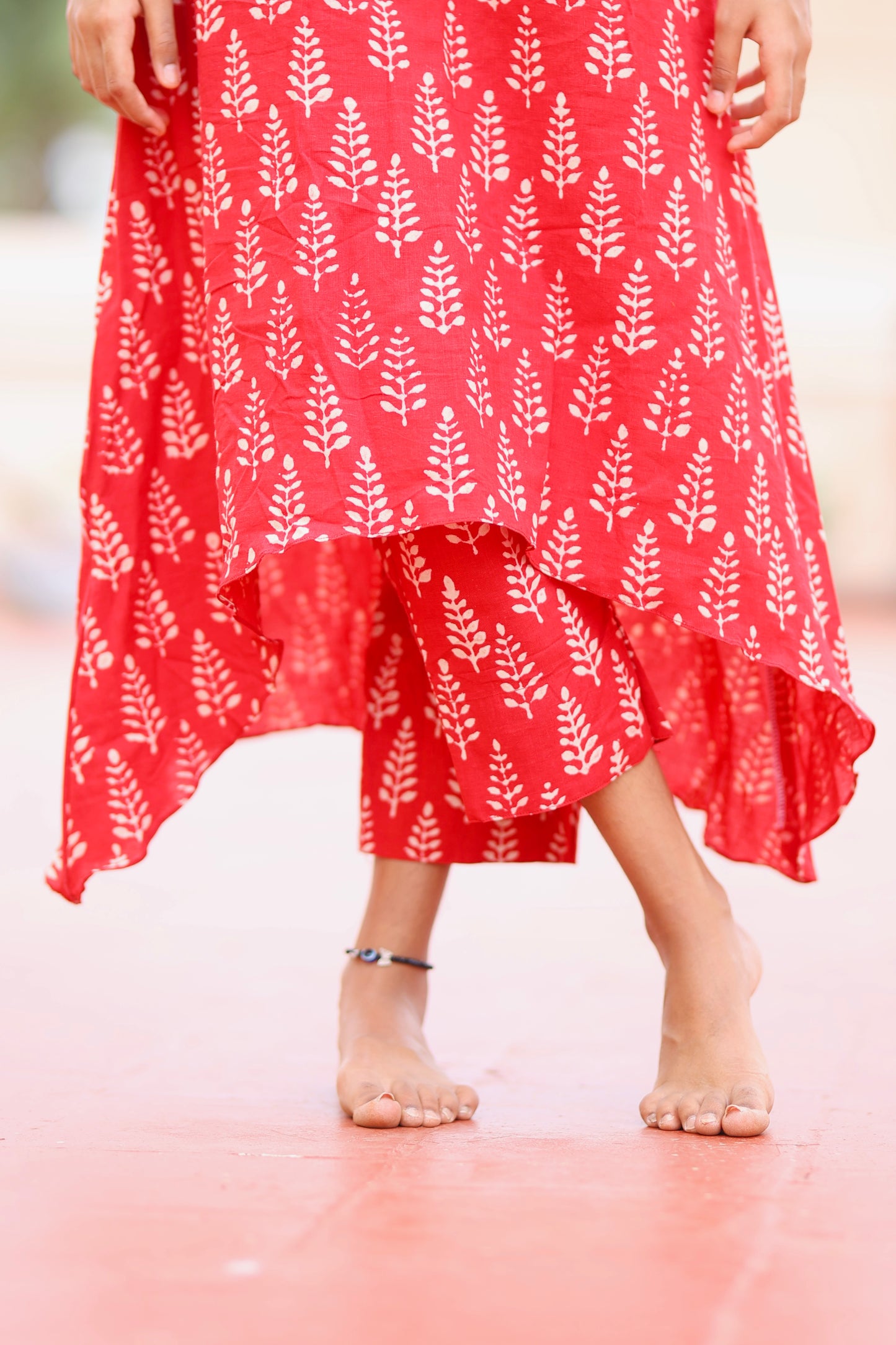 Monica - Red Kurta Set