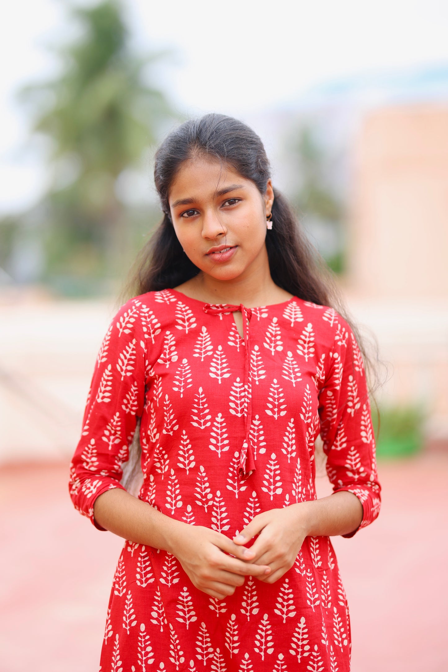 Monica - Red Kurta Set