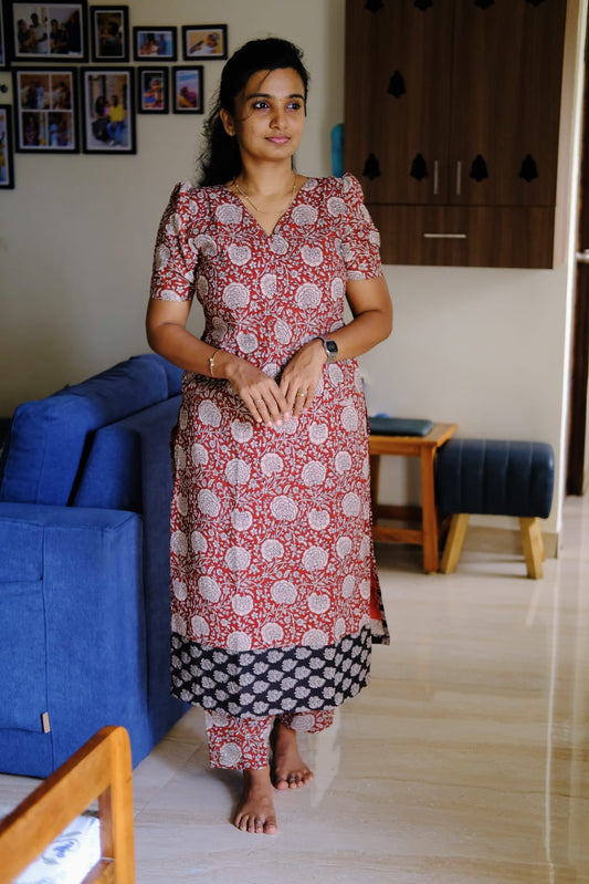 Kalyani - Bagru Co-ord Set