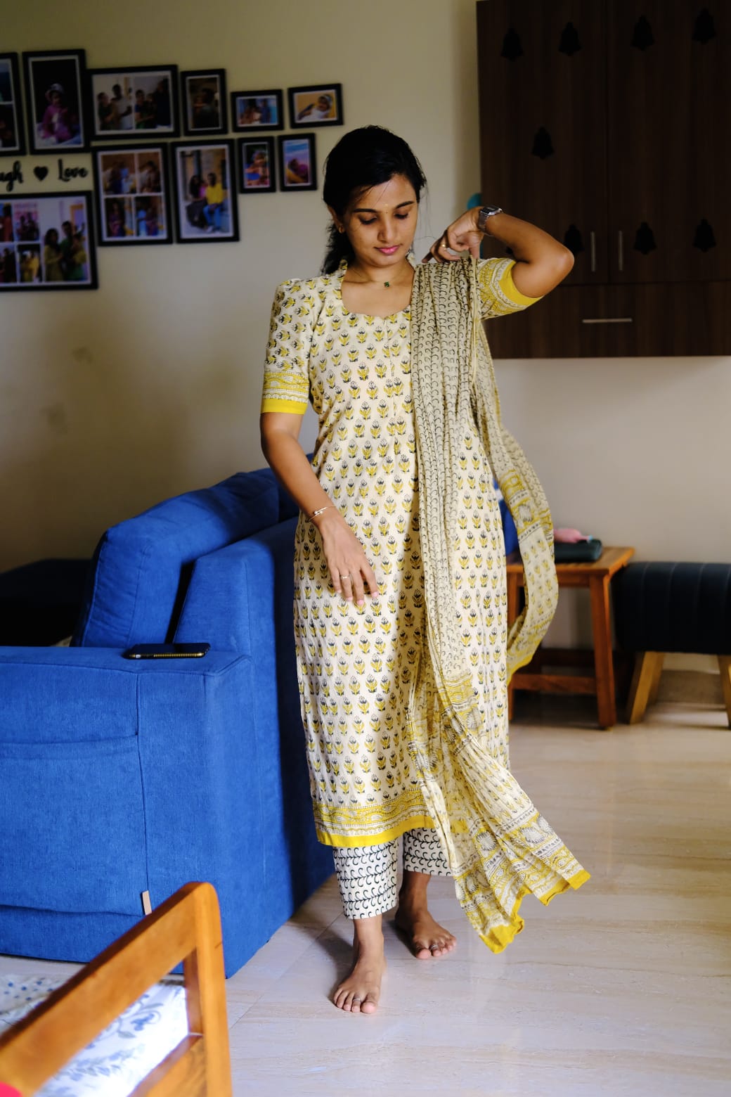 Adithi - 3pcs Cotton Salwar Set
