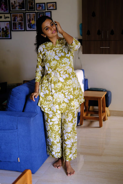 Heera - Green Night Suit