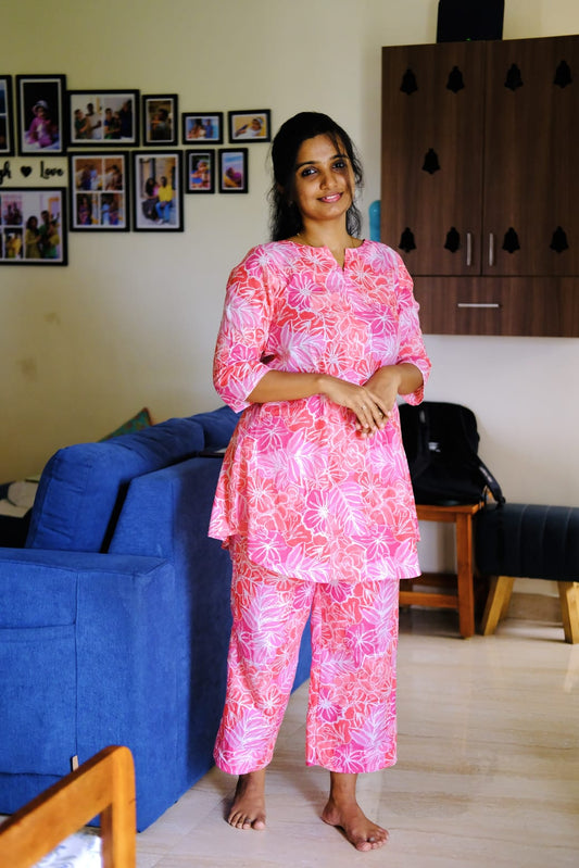 Heera - Pink Night Suit