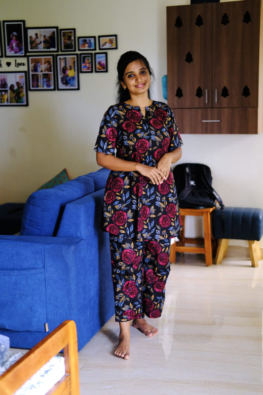 Heera - Black Night Suit