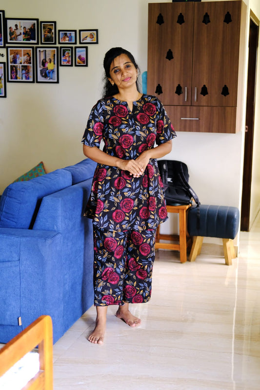 Heera - Black Night Suit