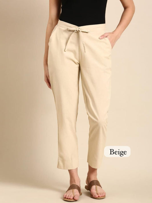 Breeze Fit - Cotton Cigarette Pants