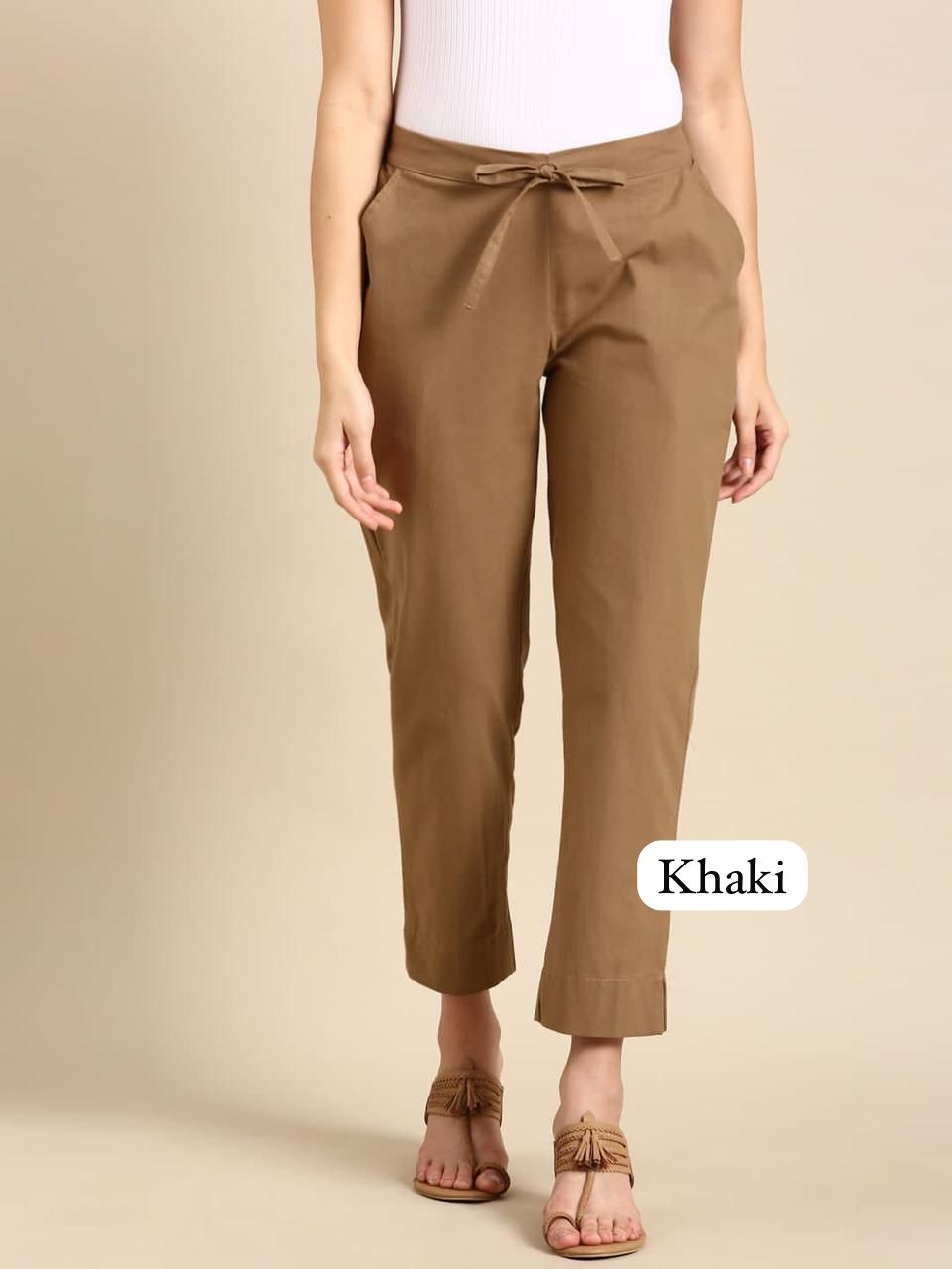 Breeze Fit - Cotton Cigarette Pants