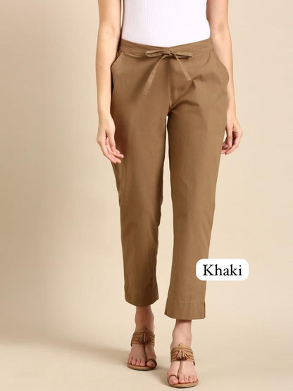 Breeze Fit - Cotton Cigarette Pants