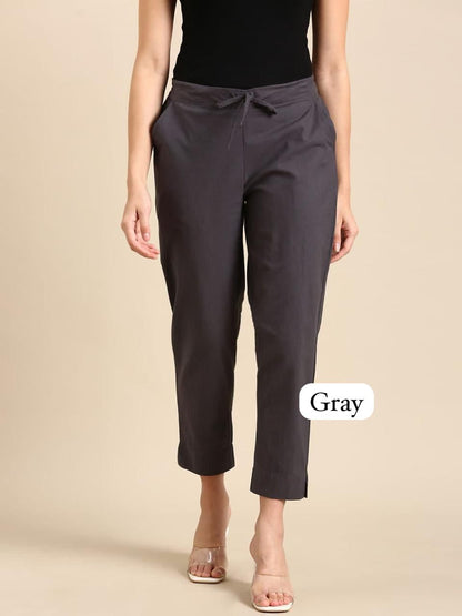 Breeze Fit - Cotton Cigarette Pants