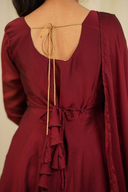 Jhansi - Maxi Dress with Dupatta