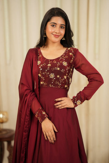 Jhansi - Maxi Dress with Dupatta