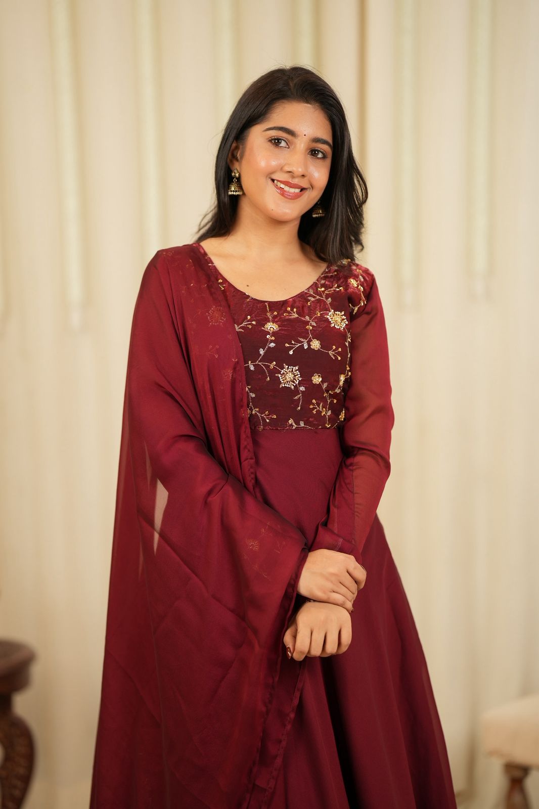 Jhansi - Maxi Dress with Dupatta