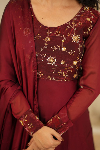 Jhansi - Maxi Dress with Dupatta