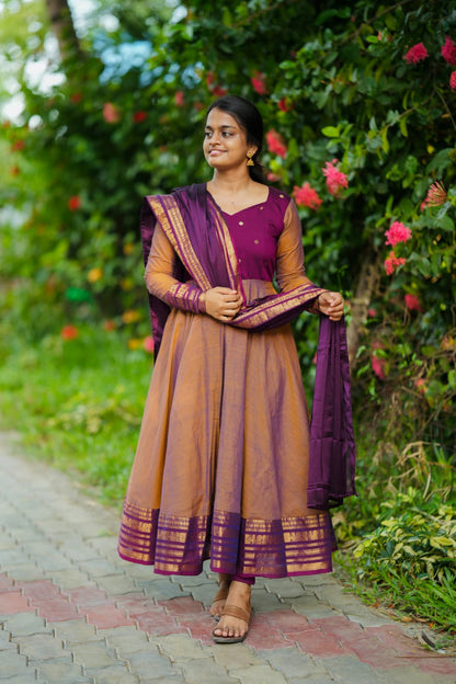 Kanimozhi - Anarkali with Dupatta
