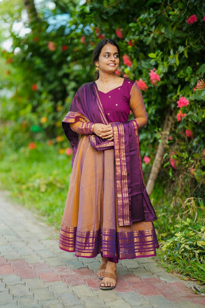 Kanimozhi - Anarkali with Dupatta