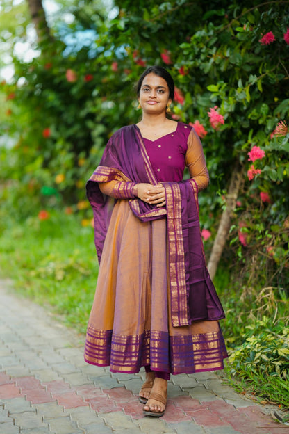 Kanimozhi - Anarkali with Dupatta