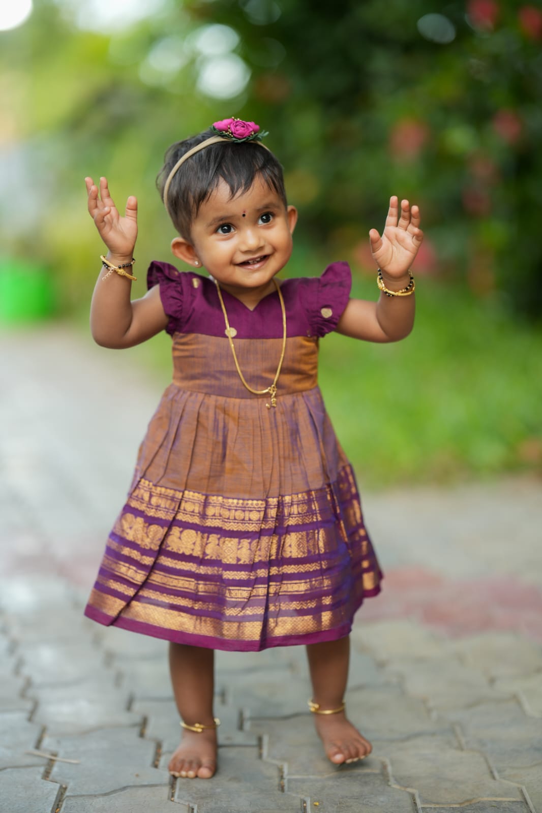 Kanimozhi - Kids Ethnic Frock