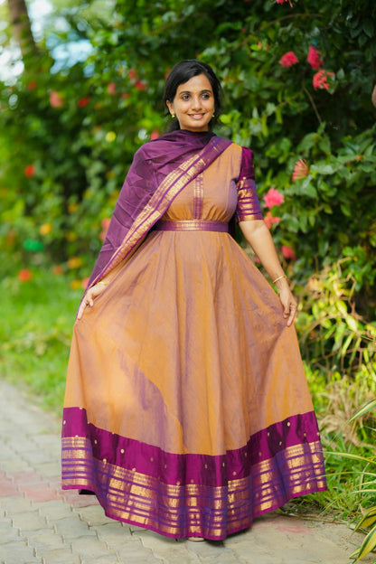 Kanimozhi - Maxi with Dupatta Set