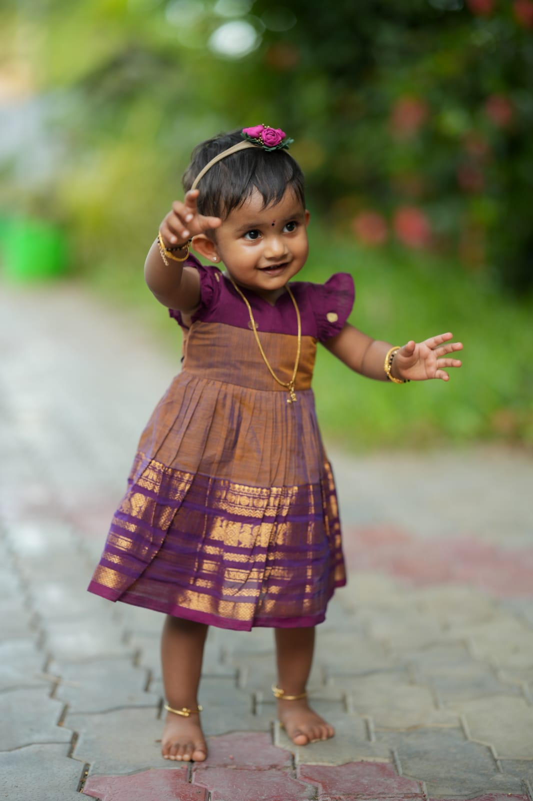Kanimozhi - Kids Ethnic Frock
