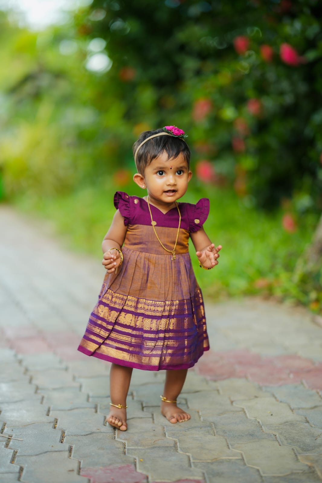 Kanimozhi - Kids Ethnic Frock