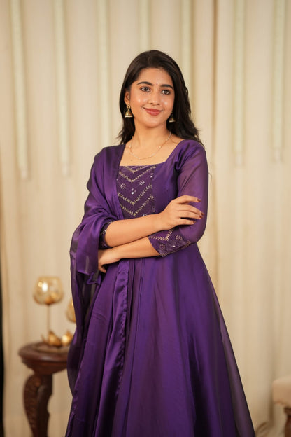 Bindhu - Maxi Dress with Dupatta