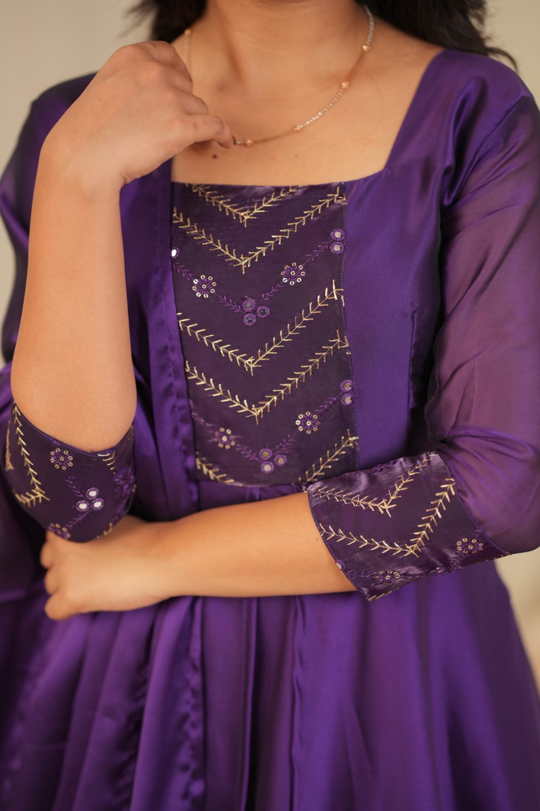 Bindhu - Maxi Dress with Dupatta