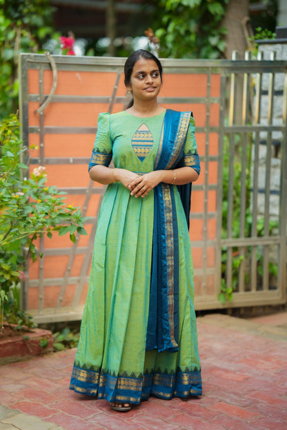 Madhavi - Maxi with Dupatta Set