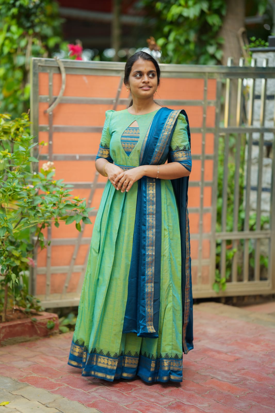 Madhavi - Maxi with Dupatta Set