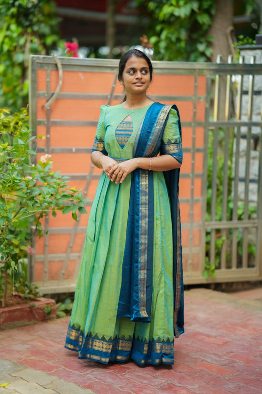 Madhavi - Maxi with Dupatta Set