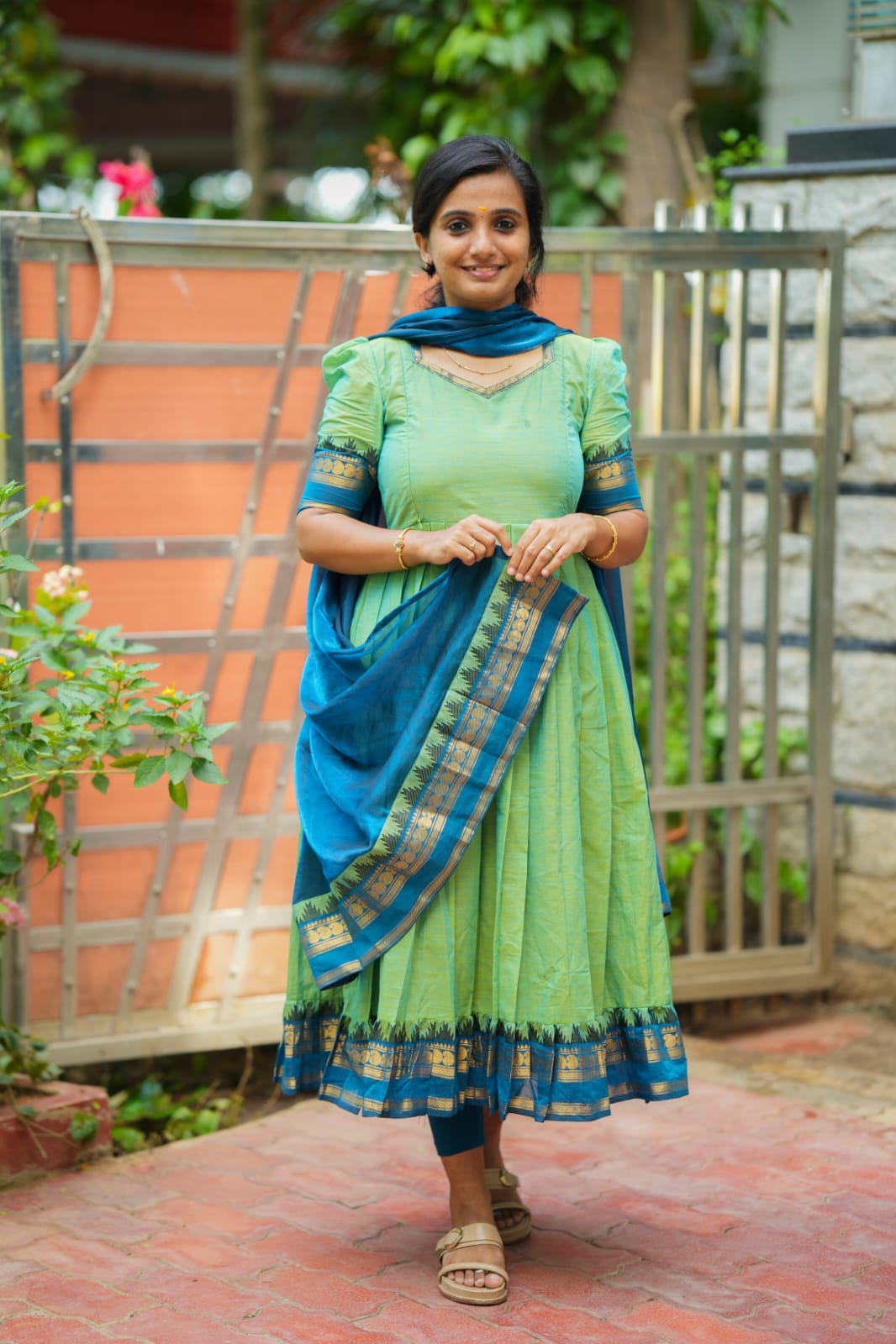 Madhavi - Anarkali with Dupatta