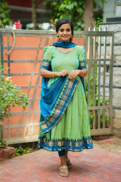 Madhavi - Anarkali with Dupatta
