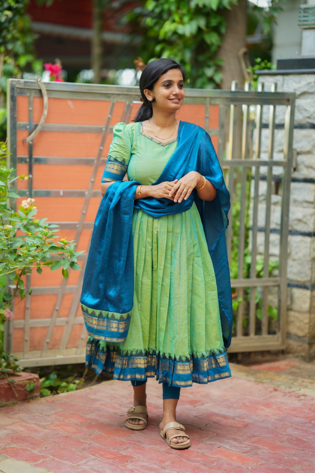 Madhavi - Anarkali with Dupatta