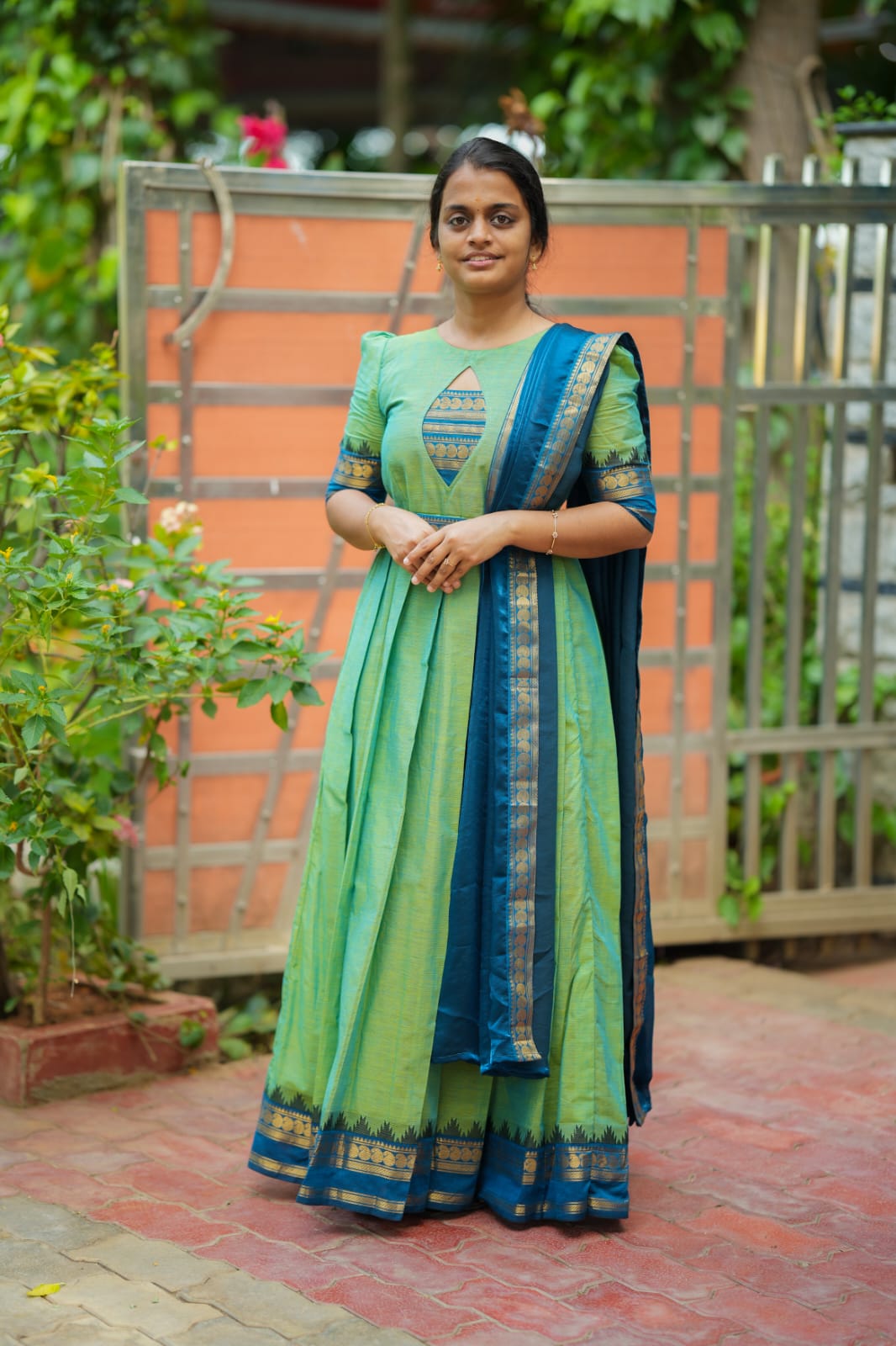 Madhavi - Maxi with Dupatta Set
