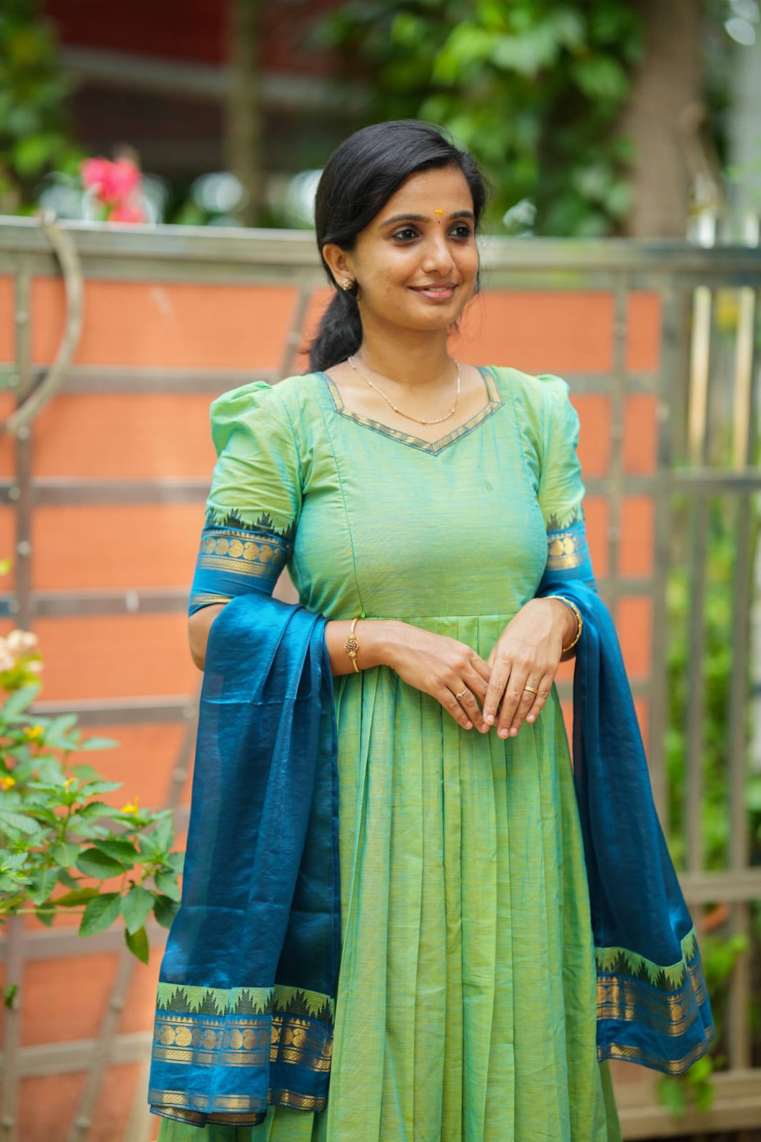 Madhavi - Anarkali with Dupatta