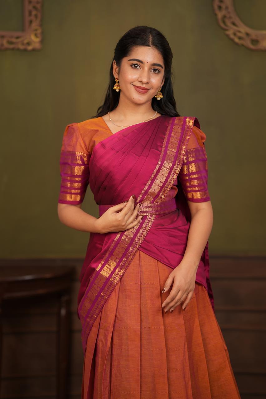 Radhai - Peplum Crop Top Skirt Set