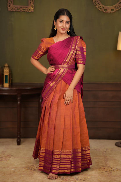 Radhai - Peplum Crop Top Skirt Set