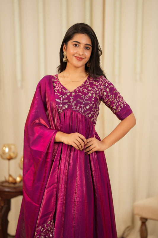 Preethi - Maxi Dress with Dupatta