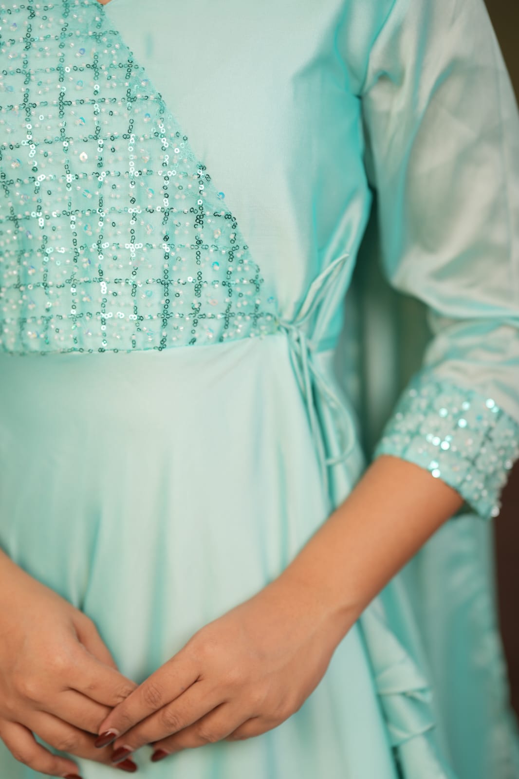 Shruthi - Maxi Dress with Dupatta