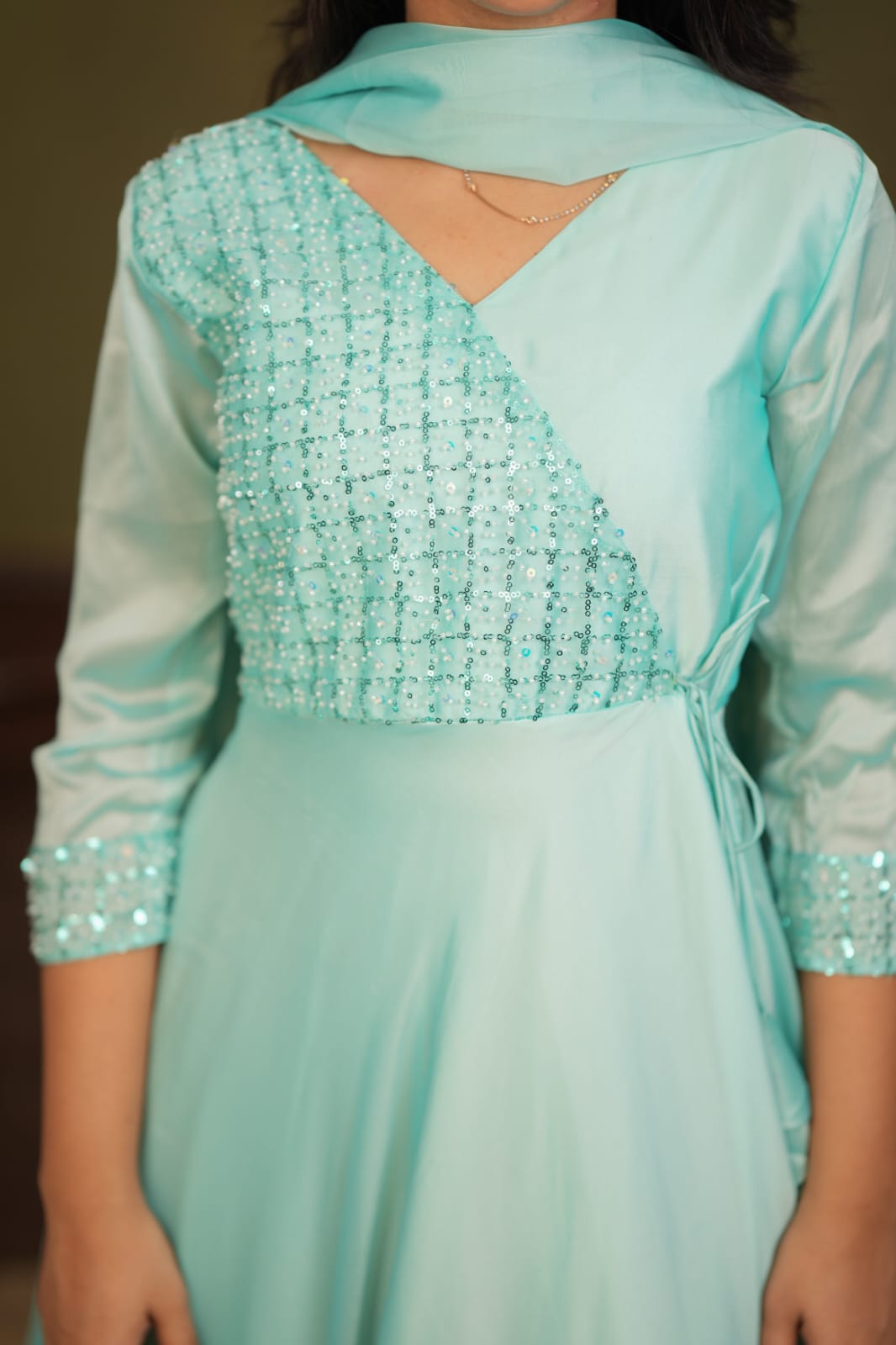 Shruthi - Maxi Dress with Dupatta