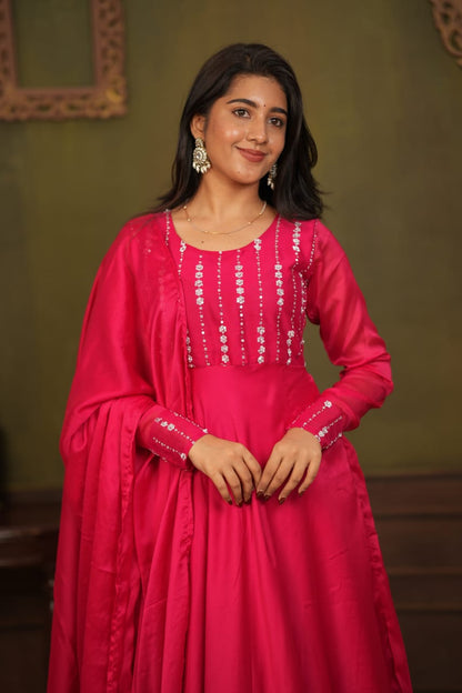 Anitha - Maxi Dress with Dupatta