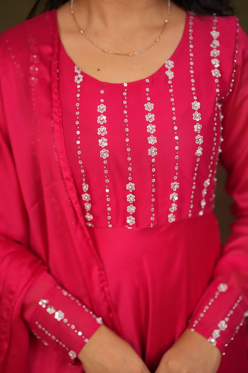 Anitha - Maxi Dress with Dupatta